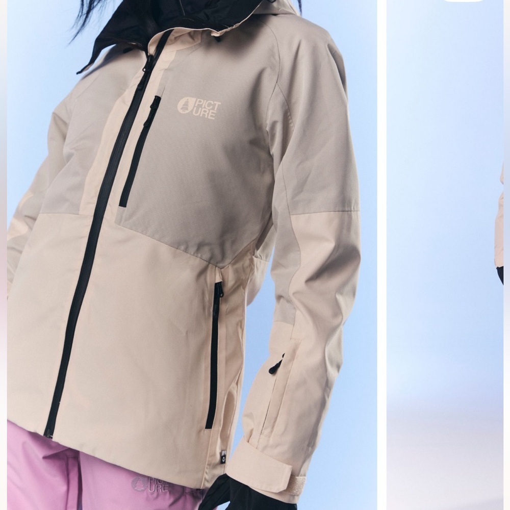 NWT Picture Organic Sygna Ski Jacket in Vanilla Waterproof Women’s Snow Cold